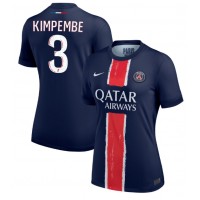 Paris Saint-Germain Presnel Kimpembe #3 Domáci Ženy futbalový dres 2024-25 Krátky Rukáv